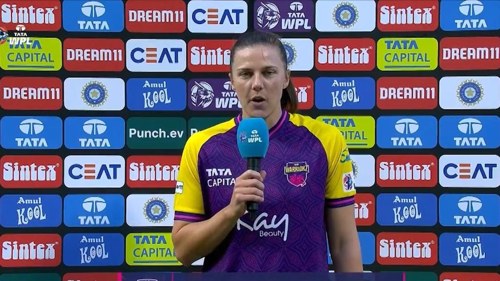 Match 4 UP Warriorz Vs Delhi Capitals Tahlia McGrath Interview