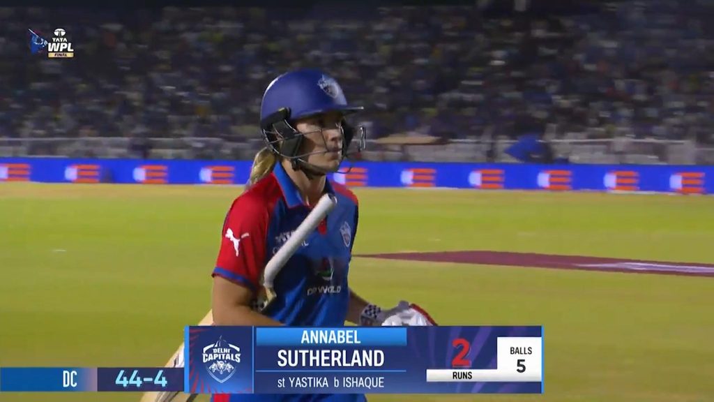 Wicket: Final, Delhi Capitals vs Mumbai Indians, WPL 2025: Annabel ...